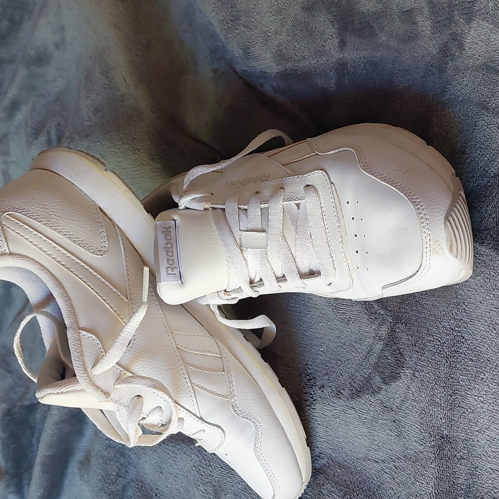 White Reebok Tennis Shoes